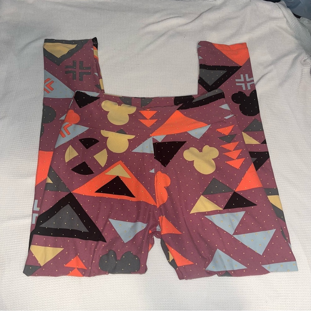 NWOT LuLaRoe Mickey Mouse Leggings-One Size